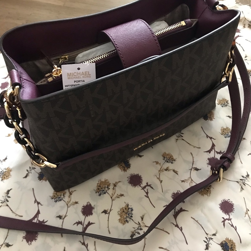Michael Kors Portia Satchel. New with tag